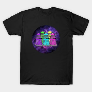 Neon Space Daleks - Doctor Who T-Shirt